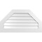 Ekena Millwork Octagonal Top Surface Mount PVC Gable Vent w/ 3-1/2"W x 1"P Standard Frame, 40"W x 22"H GVPOT40X2201SN - alternate 1